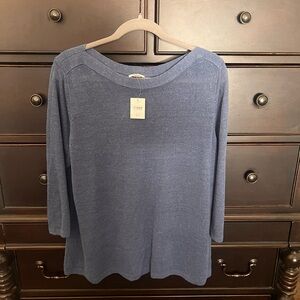 NWT - J. Jill Bluemarine lightweight sweater